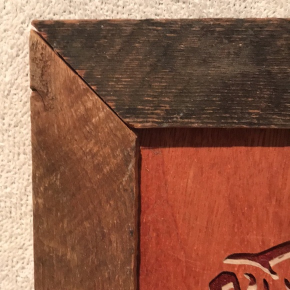 University Alabama Laser Cut Wood Framed Picture Crimson Tide Elephant Decor - Picture 3 of 10